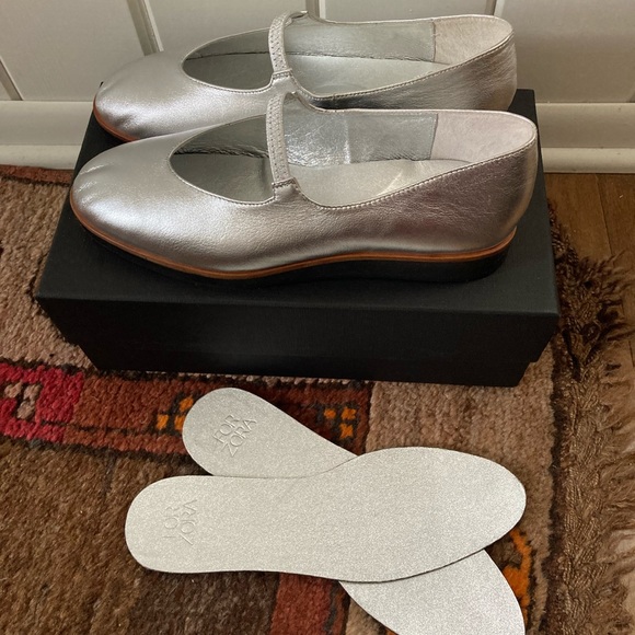 For Zora Silver Ballet Wedge size 10 - Picture 9 of 11